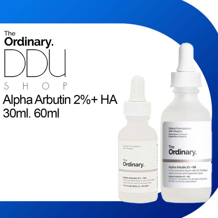 The Ordinary Alpha Arbutin 2% + HA 30ml. 60ml | Lazada