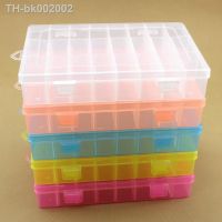 ◊✑❁ 24 Grids DIY Tools Packaging Box Portable Electronic Components Screw Removable Storage Screw Jewelry Tool Case Colorful Plastic