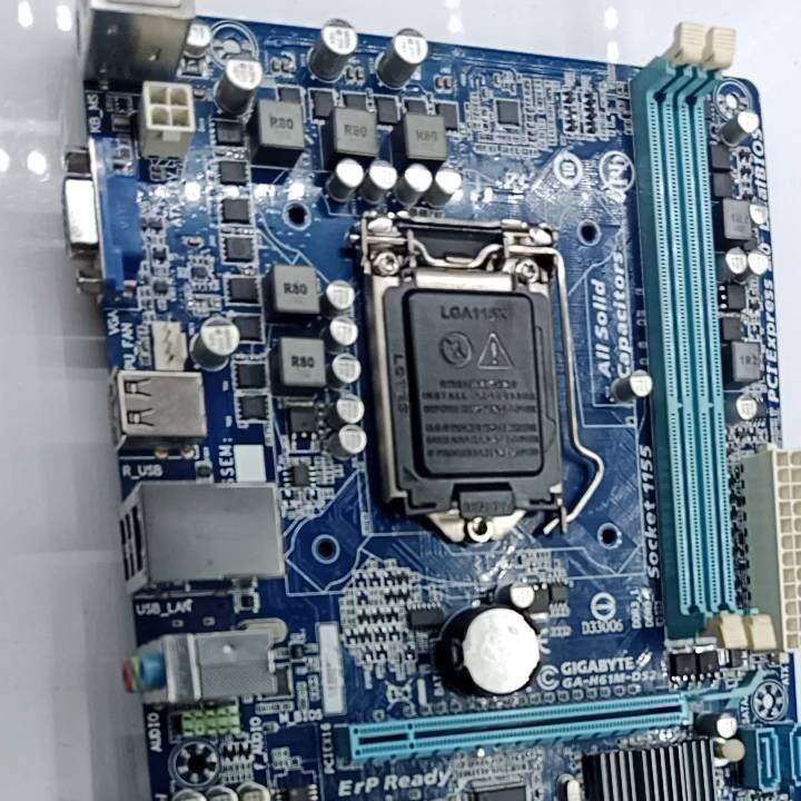 MAINBOARD/GIGABYTE GAH61MDS2/SOCKET1155/DDR3 Lazada.co.th