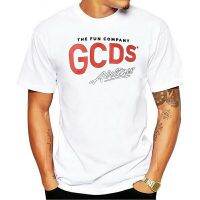 2023 Fashion casual 100% cotton T-shirt Gcds Mens White Airlines Short Sleeve Tops casual stylish retro  TO6E