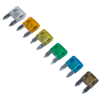 35PCS Car Accessories Mini Micro Blade Fuse 5 7.5 10 15 20 25 30 Amp Set Kit Auto Accessories