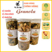 Granola siêu hạt ngũ Cốc ăn kiêng vị vani Socola Matcha 500g dùng cho giảm