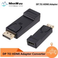 DP To HDMI-Compatible Max 1080P Display Port DP Male To HDMI-Compatible Female Adapter Black High Quality For HDTV PC Adapters Adapters