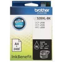 Brother LC539XLBK หมึกแท้ สีดำ จำนวน 1 ชิ้น  ใช้กับพริ้นเตอร์ Brother DCP-J100/105, MFC-J200