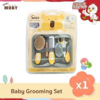 Baby Moby เบบี้ โมบี้ ชุดอุปกรณ์ตัดเล็บและหวี (Baby Grooming Set) ที่ตัดเล็บเด็ก กรรไกรตัดเล็บเด็ก