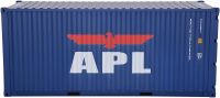 1:20 APL Shipping Container Model Abs Resin &amp; Wood Toy Home Decoration Gift