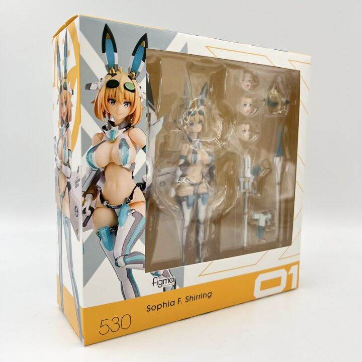 figma-530ชุดกระต่ายการวางแผน-sophia-f-สั่นหุ่นสาวอะนิเมะโซเฟีย-f-shirring-ของเล่นตุ๊กตาโมเดลสะสมตุ๊กตาขยับแขนขาได้