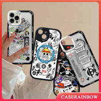 เคสซิลิโคนใส ลายวันพีช ป้องกันกล้อง สําหรับ  11 XR X XS  6 6s 7 8 Plus 12 13 Pro  14 Pro  SE 22