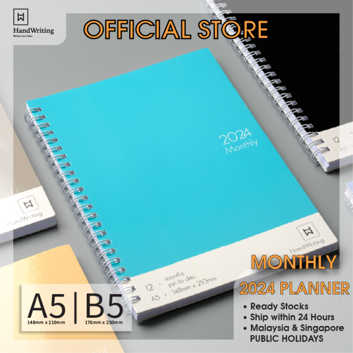 Handwriting 2024 Monthly Planner 2024 Journal With Single Lines A5 B5   7521e2a3714e6016a5e0a56651536a0e  720x720q80 