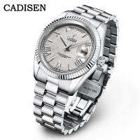 CADISEN Men S Mechanical นาฬิกาหรูหรา Meteorite Dial นาฬิกาอัตโนมัติสำหรับชายสัปดาห์100M ญี่ปุ่น MIYOTA 8285นาฬิกา Man