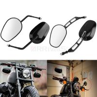 Motorcycle Rear View Rearview Side Mirrors Adjustable For Harley Touring Road King Road Glide Sportster 883 1200 Dyna Softail