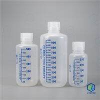 ¤✹ PP small mouth plastic bottle with scale blue reagent high temperature and pressure 250/500/1000ml