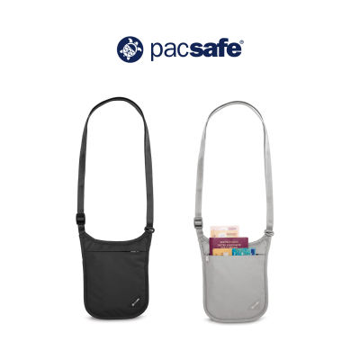 Pacsafe Coversafe V75 RFID Blocking Neck Pouch กระเป๋าคาดลำตัว กระเป๋าคล้องคอ กระเป๋ากันขโมย