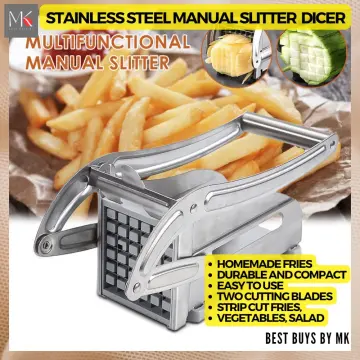 Manual Wave Potato Fries Cutting Machine Cube Crinkle Potato Cutter Dicer  Machine