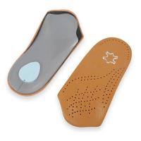 1 Pair Arch Support Half Shoe Pad Hot Sale New Unisex 3/4 Length Leather Insole Flat Foot Orthotic Insoles Insoles Foot Tool Shoes Accessories