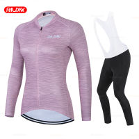 RAUDAX Hot Sale 2022 Professional Cycling Jersey Sets Breathable Womens Long Sleeve Bike Clothes Outdoor Sports Wear Suits