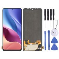 หน้าจอ LCD และ Digitizer ประกอบเต็มตัวเครื่องวัสดุ AMOLED ของแท้สำหรับ Xiaomi Redmi K40 Pro/redmi K40 M2012K11AC M2012K11C (คลังสินค้าพร้อม)