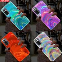 Laser Line Rainbow Soft Case For Xiaomi Redmi 9T Note 10 Pro 10S 9S 9 8 Pro 9A 9AT 9C Poco M3 X3 NFC Pro Glitter TPU Back Cover