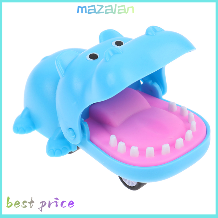mazalan-hippo-ฟันนิ้วกัดของเล่นเกมของเล่นตลกสำหรับเด็กผู้ใหญ่ของเล่นบีบอัด