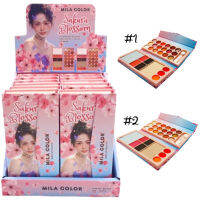 เมคอัพ พาเลท MILA COLOR Sakura Blossom Make Up Palette no.MC-5054 5in1 เซ็ตเครืองสำอางสีชัด ติดทนสีครบจบที่เดียว