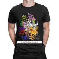 Men Tee Shirt Digimon And Crests Novelty Cotton Tee Shirt Nostalgic Anime Tshirts Adult Printed T Shirt