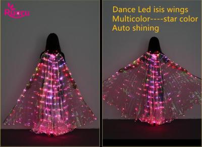hot【DT】 Ruoru Star Multicolor Led Isis with Holding Sticks Belly Performance Up Costume Props