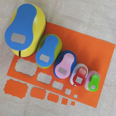 【DT】Paper Hole Punch for Kids  Scrapbook Tags  Cards Craft  DIY Cutter Tool  Projetos de artesanato  Bookmarks Puncher  Criança  3 "  2"  1.5 "  1"
