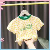 COD SDFGERTERT Girls summer clothes Sweet Peach heart thin breathable 8-year-old all-match casual middle and older childrens T-shirt womens infant summer clothes loose