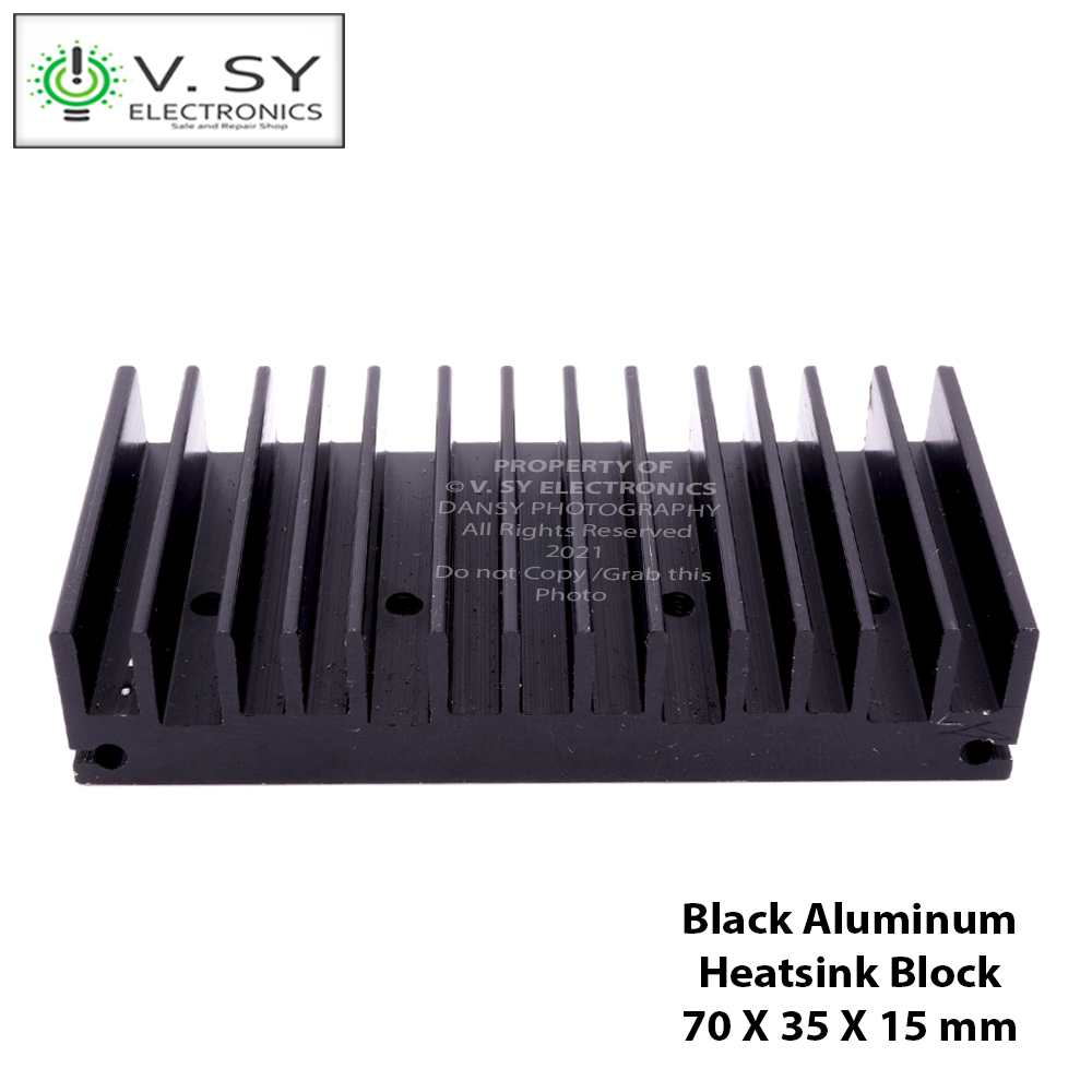 35*35*30mm Anodized Aluminium Heat Sink Power Transistor CPU Radiator Heatsink 