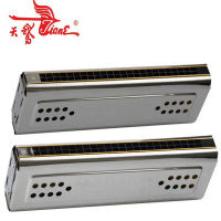 Swan 24หลุมทั้งสองด้าน Harmonica C &amp; G Key ปาก Ogan 24 Armonica เครื่องดนตรี Tremolo Harmonica 24ปากคู่ Ogan