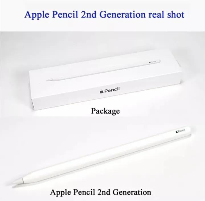 ปากกาไอแพด Apple Pencil (รุ่นที่ 2) วางมือ+แรเงาได้ ใช้ร่วมกับ iPad