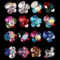 10Pc-Charms Crystal Diamond For Nail ArtPile Rhinestones Gems For Nail Decorations3D High Quality Manicure Charms Glass Stones