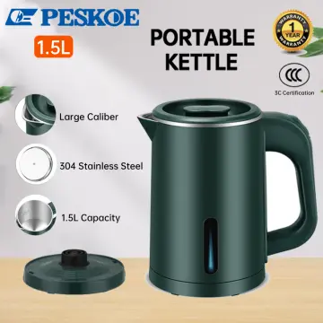 0.6L Mini kettle 304 stainless steel automatic power off small student  dormitory low power electric kettle portable 600W