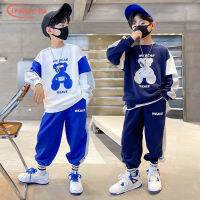 IP Boys suits Boys new sports suits 2-piece set of long-sleeved sweaters for boys and girls gwz