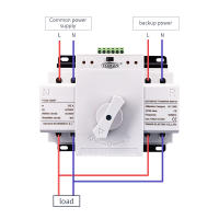 สวิทช์สลับแหล่งจ่ายไฟอัตโนมัติ TOMZN (ของแท้) Din Rail 2P ATS Dual Power Automatic Transfer Switch 63A TOMZN