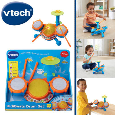 เครื่องดนตรี VTech KidiBeats Kids Drum Set, Orange ราคา 1,990 - บาท