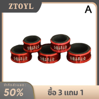 ZTOYL 1ชิ้นคันเบ็ดอลูมิเนียมอัลลอยด์ป้องกันการลื่นไถลวงแหวนยึดคันเบ็ดโลหะอุปกรณ์เสริมสำหรับตกปลา