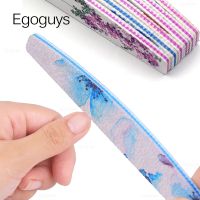 80/100/120/150/180/240/320 Nail File Polishing Stick Grinding Block Nail Art Buffer Burnish Manicure Sanding Buffing Sandpaper Power Sanders