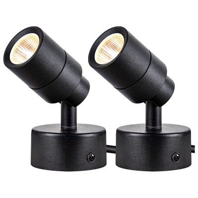 2 Pack 3W Up Lights Indoor Floor Spotlight 3000K Uplights Indoor Accent Lighting