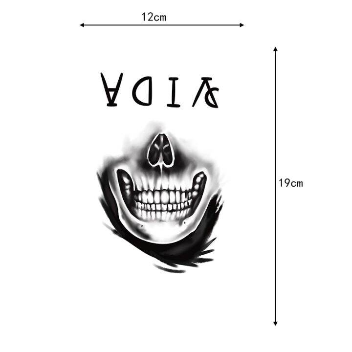 yf-skull-english-alphabet-tattoo-sticker-1-size-12-19cm