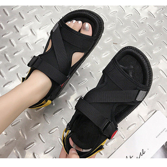 พร้อมส่ง-รองเท้าแตะรัดส้น-2สาย-น้ำหนักเบาสบาย-ไม่ลื่น-เพิ่มความมั่นใจในทุกการเดินทาง-สไตล์เกาหลี-mesh-casual-womens-sandals-womens-shoes