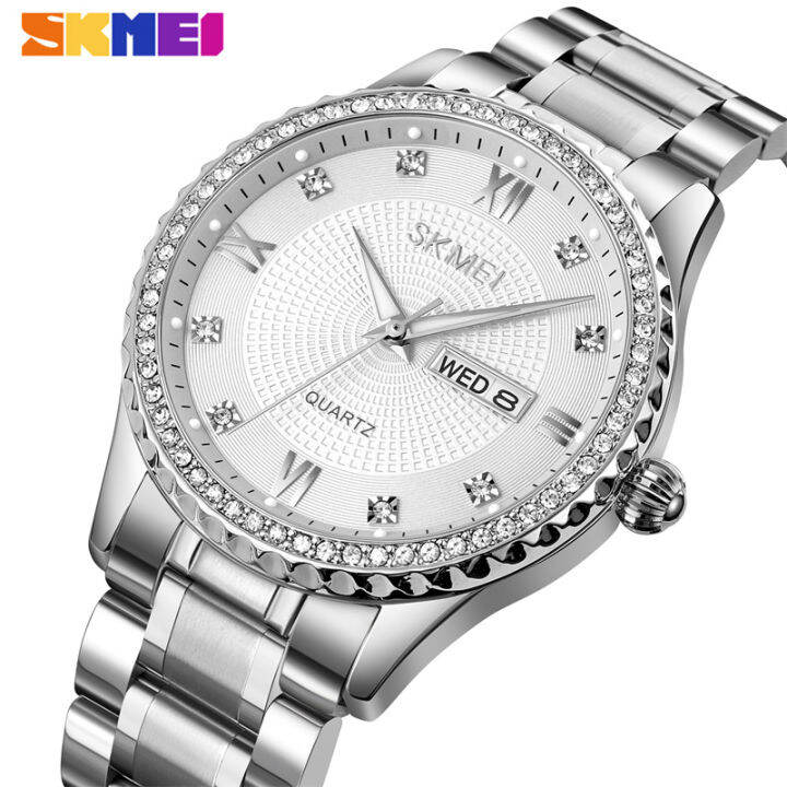 SKMEI Men Watch Top Brand Simple Fashion Men's Waches Dimond Dial 30M ...