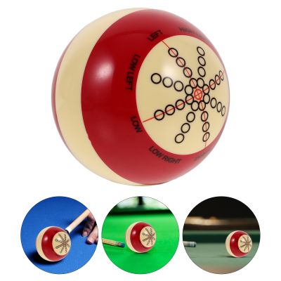 【LZ】◎✹✻  Dots Pattern Cue Ball Snooker Table Billiards Accessories Wear-resistant Synthetic Resin Household Practical