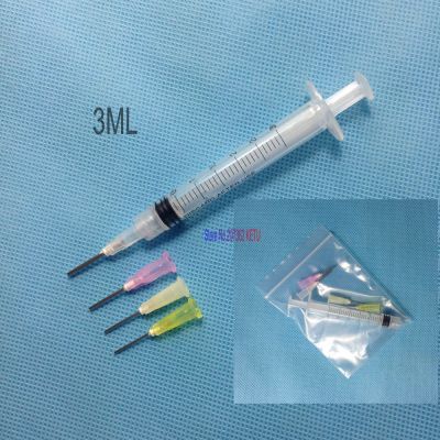 【JH】 3 Sets/Lot  Glue Dispensing Syringe applicator thick glue E6000 / water-based crystal rhinestone ( 3ML 5ML 10ML Optional)