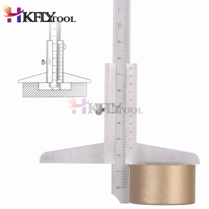 0-150มม-0-200มม-เกจวัดความลึก-vernier-0-300มม-คาลิปเปอร์-เครื่องมือวัดไมโครมิเตอร์-เครื่องวัดระยะเวอร์เนียขนาดเล็ก