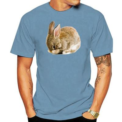 Rabbit Hiding Tshirt Cute St Rabbit 100% Cotton Gildan