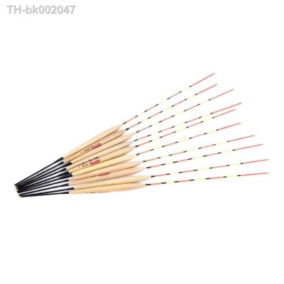 ◐☎☇ 10Pcs/Lots Wood Fishing Float Tackle Tools For Fishing Tank Flotteur Peche Float Fishing Tackle Tools Fish Float