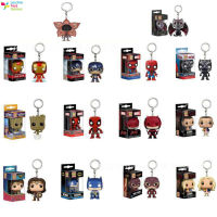 LT【ready Stock】Avengers Stranger Things Keychain Iron Man Captain America Batman Anime Figure Model Key Chain For Fans1【cod】