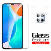 2To1 Camera Tempered Glass For Honor X6 Screen Protector HonorX6 VNE LX1 6.5 quot; 4G 2022 Xonor X6s X 6 S 6S Cover Protective Films