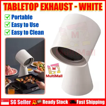Portable Range Hood Low Noise Kitchen Exhaust Fan Height Angle